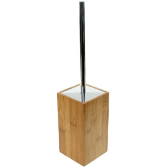 Toilet Brush Toilet Brush Holder, Wood, Square Gedy PO33-35